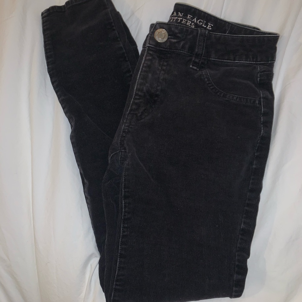 AE Corduroy Black Jean